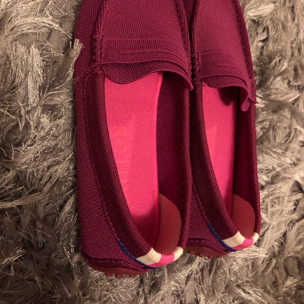 Driving loafers ROTHY’s Raspberry slip on Penny driver - Picture 5 of 13